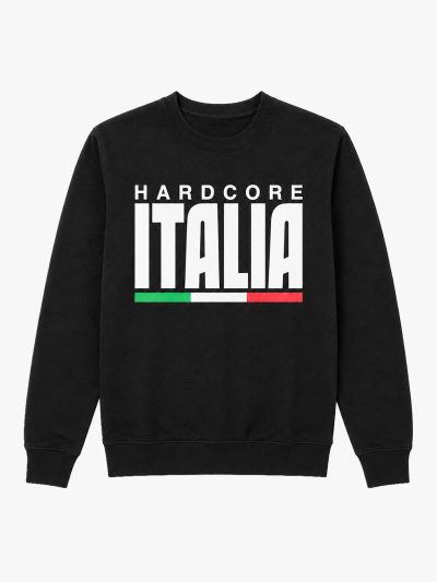 Felpa girocollo Hardcore Italia "Logo"
