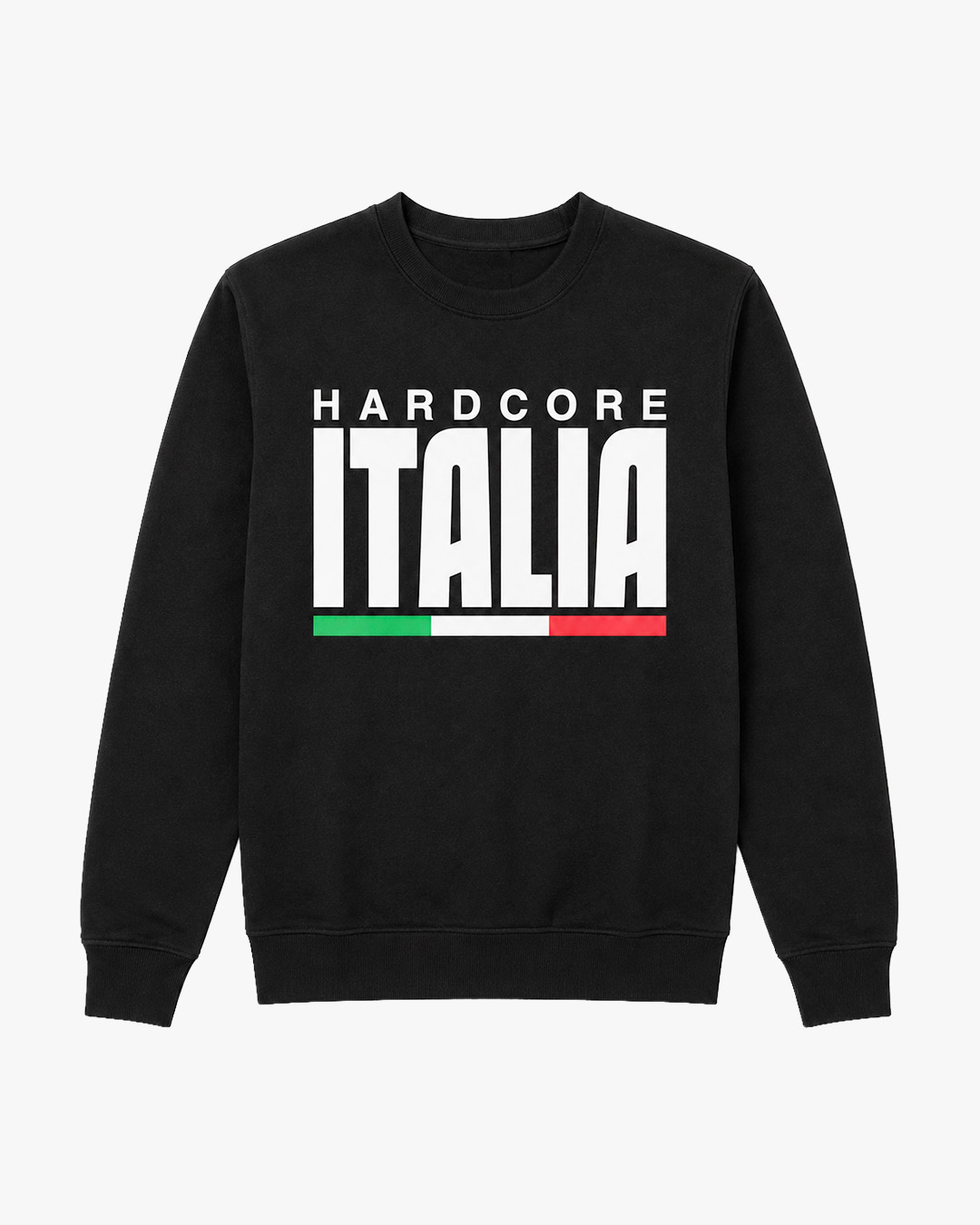Felpa girocollo Hardcore Italia "Logo"